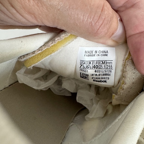 Reebok Classic Leather Legacy AZ Shoes Lifestyle Sneakers Chalk Alabaster Wm 7.5 - Picture 10 of 11